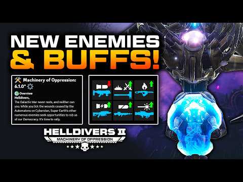 Helldivers 2 - New Patch! New Enemies, 10 Buffs & Nerf!