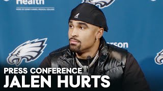 Postgame Press Conference: Jalen Hurts | Pittsburgh Steelers vs Philadelphia Eagles