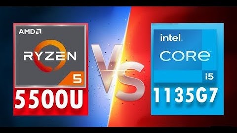 AMD ryzen 5 5500u vs intel i3 1115g4 Laptop processor comparison