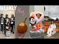 WEEKLY VLOG | Family Spooky Night + Fall Morning Routine + Pumpkin Patch +New Hair+Boo Basket &amp;More