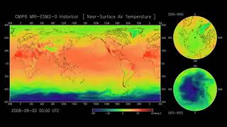 Near-Surface Air Temperature (2008), CMIP6 MRI-ESM2-0 historical