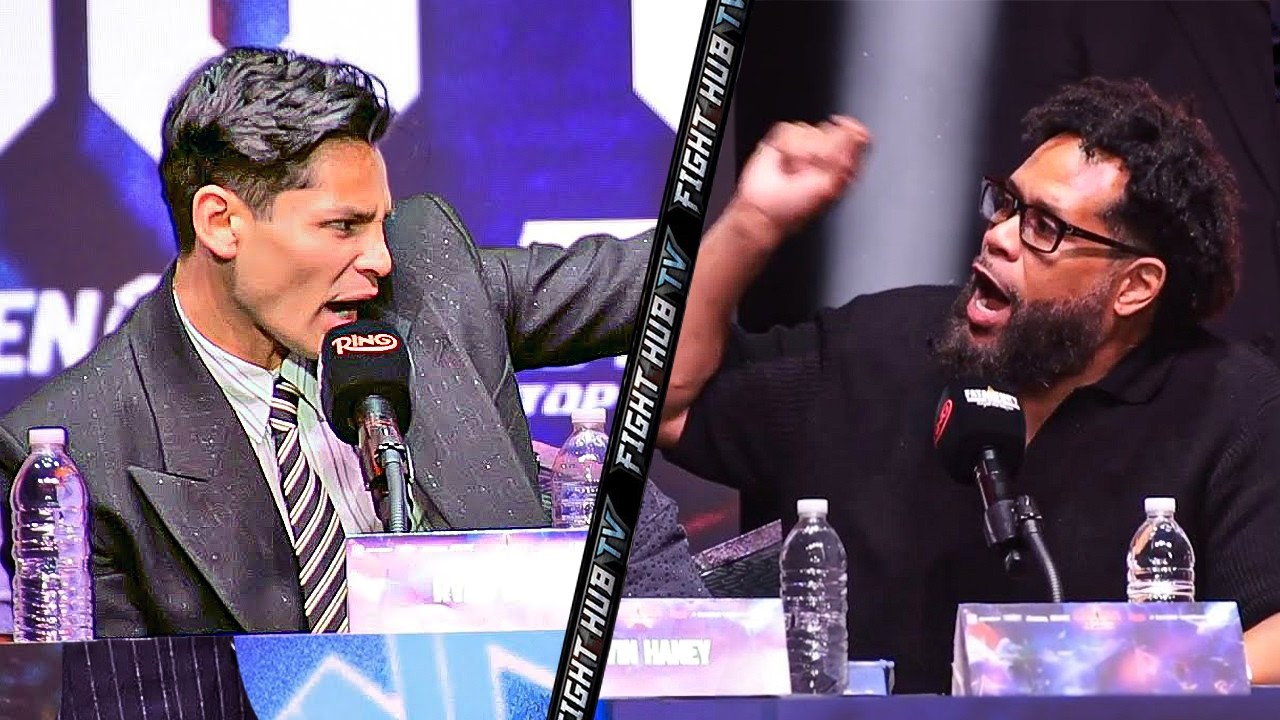 Ryan Garcia ERUPTS on Bill Haney & Devin in HEATED verbal exchange at final press conference!