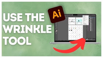 How to use the wrinkle tool in Adobe Illustrator?