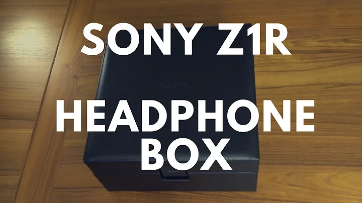 The Awesome Sony MDR-Z1R Headphone Box