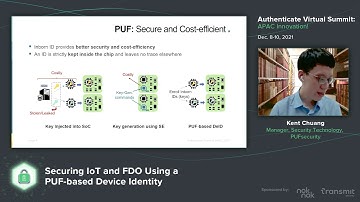 Video: APAC 2021: Securing IoT and FDO Using a PUF-based Device Identity