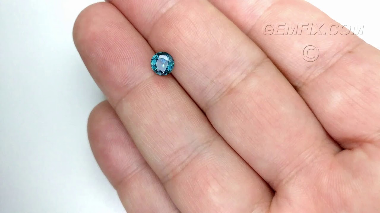 Montana Sapphire Blue Green Round | 1.00cts | #12-345