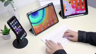 Bluetooth Wireless Keyboard Mouse For IOS Android Windows Tablet F