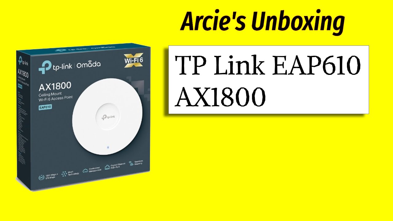 EAP610, AX1800 Ceiling Mount WiFi 6 Access Point