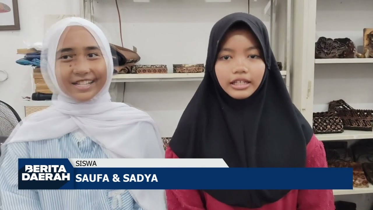 SERU DAN BERKESAN, SISWA COBA MEMBATIK KAIN TAPLAK DI MUSEUM BATIK