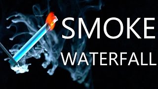 How To Make A Smoke Waterfall & Firey Smoke Combustion Experiments @Nighthawkinlight