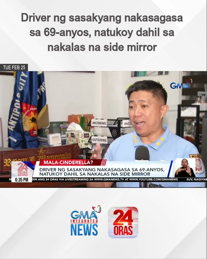 Driver ng sasakyang nakasagasa sa 69-anyos, natukoy dahil sa nakalas na side mirror | 24 Oras