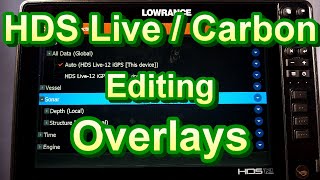 How to Use a HDS Live / Carbon - Editing Overlays