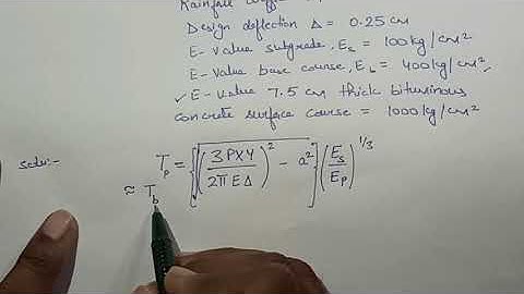 Lecture 6: Numerical Problem #Triaxial Method # Design of Pavement thickness