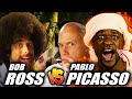 MANSA MUSA REACTS TO Bob Ross vs Pablo Picasso. Epic Rap Battles of History