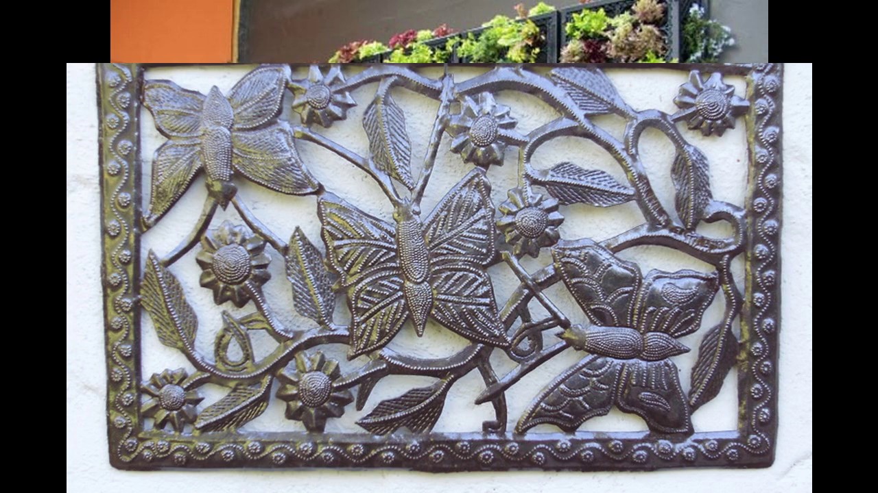 Ideas de decoración de pared de jardín - YouTube