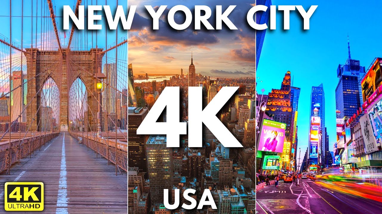 New York City, USA 🇺🇸 in 4K 60 Fps - 4K Tour - YouTube