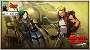METAL SLUG COMMANDER Gameplay - Official Launch - Arcade Gacha Strategy RPG | Android/iOS Mobile