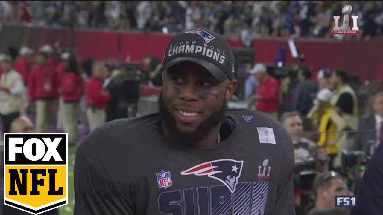 James White talks about Patriots Super Bowl win on FS1 postgame show | SUPER BOWL LI