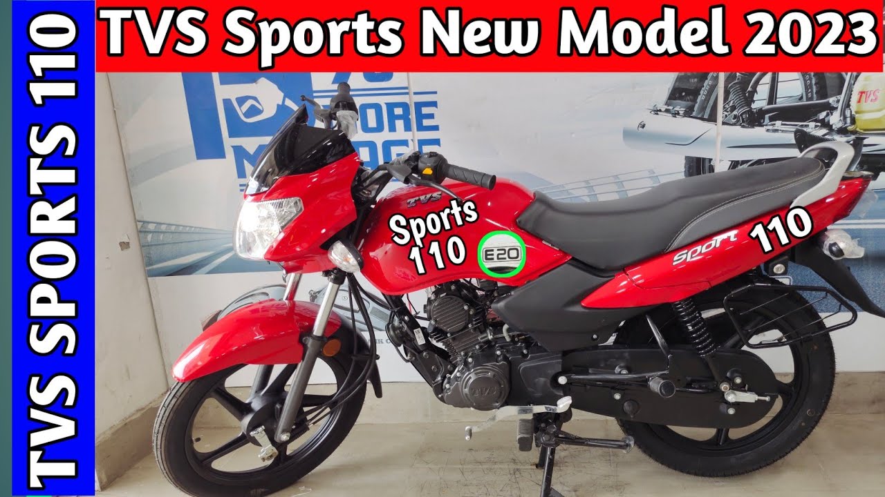 New 2023 TVS Sports 110 E20 Review||Mileage, Speed & Features~On Road Price||New Updates