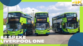 LIVERPOOL Bus Journey   Route 82  Full Bus Route  From Speke to Liverpool One