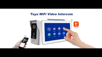 Tuya Smart  Video Intercom FHD Color Touch Screen 1080P Outdoor Doorbell Motion Detection