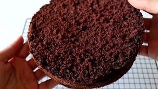 الكيك الاسفنجي بالكاكاو( كيك الشيفون) /Sponge Cake