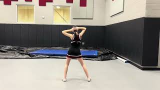 AHS Sideline Cheer Tryouts 2025: Dance (Back)