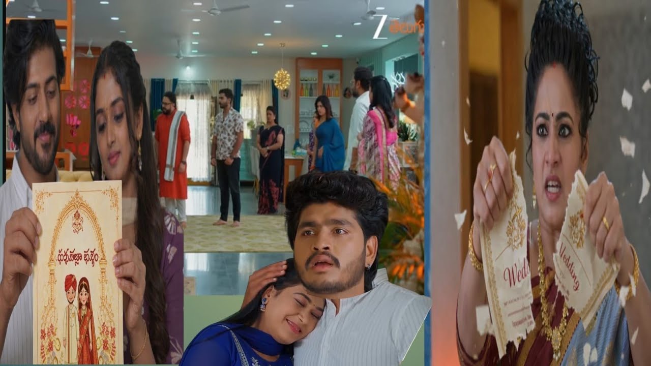 5/3/26భార్య భర్తలు ఇద్దరు కలిసి పెళ్లిపత్రిక పట్టుకొని పుట్టింటికిరావడం పెళ్లి పత్రిక చించే అపూర్వ 