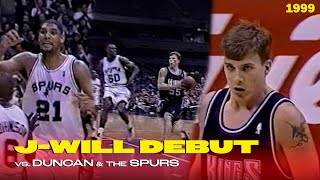 Jason Williams&#39; Electrifying NBA Debut: White Chocolate Takes on Duncan&#39;s Spurs