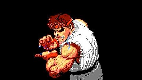 Mighty Street Fighter: Ryu intro screen