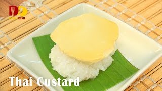 Thai Custard | Thai dessert | Sankaya | สังขยาไข่
