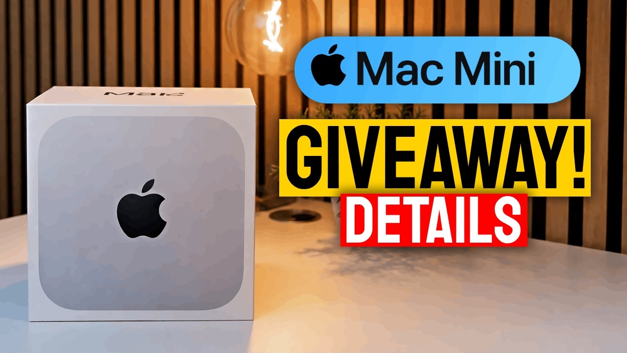 Mac Mini M4 Pro Giveaway (800K Subs Milestone) Details! - YouTube