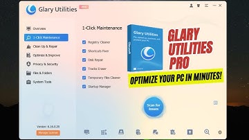 🚀 Glary Utilities Pro: Optimize your PC in Minutes to be Faster and More Efficient!