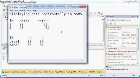 horizontal table output SSRS or RDLC or rotate table output in SSRS or RDLC