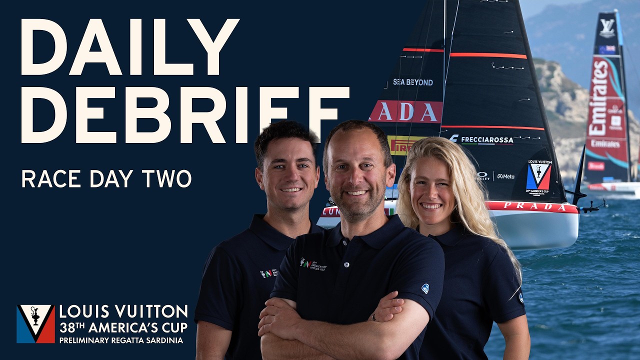 ⁣DAILY DEBRIEF | DAY 2 | Louis Vuitton 38th America’s Cup - Preliminary Regatta Sardinia