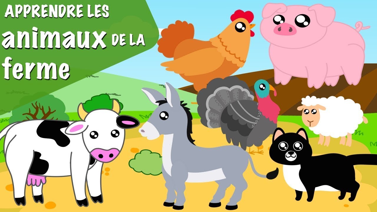 Les animaux de la ferme pour les enfants - Vocabulaire pour enfants 