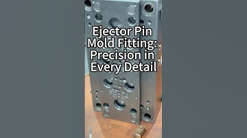 Ejector Pin Mold Fitting Precision in Every Detail #tooling #moldmaking  #moldmaker
