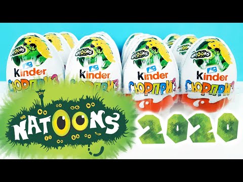 Киндер Сюрприз NATOONS 2020! Новая коллекция ИГРУШКИ ЖИВОТНЫЕ Unboxing Kinder Surprise eggs
