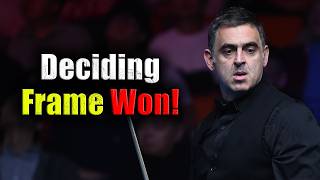 Ronnie Osullivan Just Pulled Off A Miracle Win In A Grueling Match
