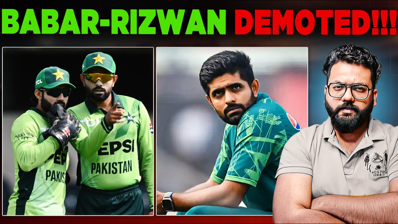 Pakistan Cricket: Babar-Rizwan demoted in PCB Central Contract List after team shake-up.
