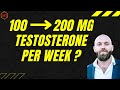 Testosterone replacement therapy dosage  what is the best trt starting dose