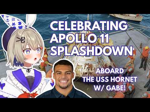 🚀Apollo 11 Splashdown Anniversary Aboard the USS Hornet🌕【FUNDRAISER】 video thumb