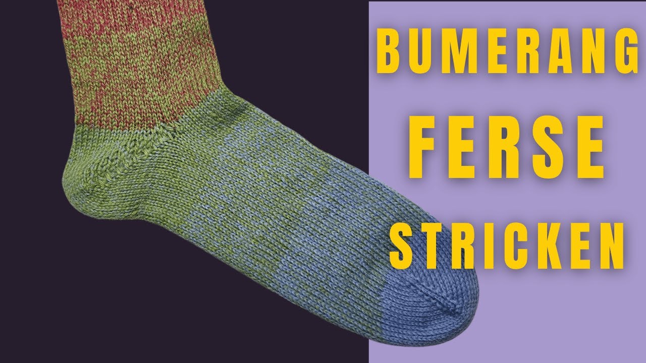 Bumerangferse stricken – einfach erklärt & perfekt in Form