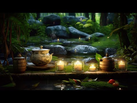 Forest Sleep Music: Tranquil Rain Sounds for Relaxation and Healing, 10-Minute Dark Screen