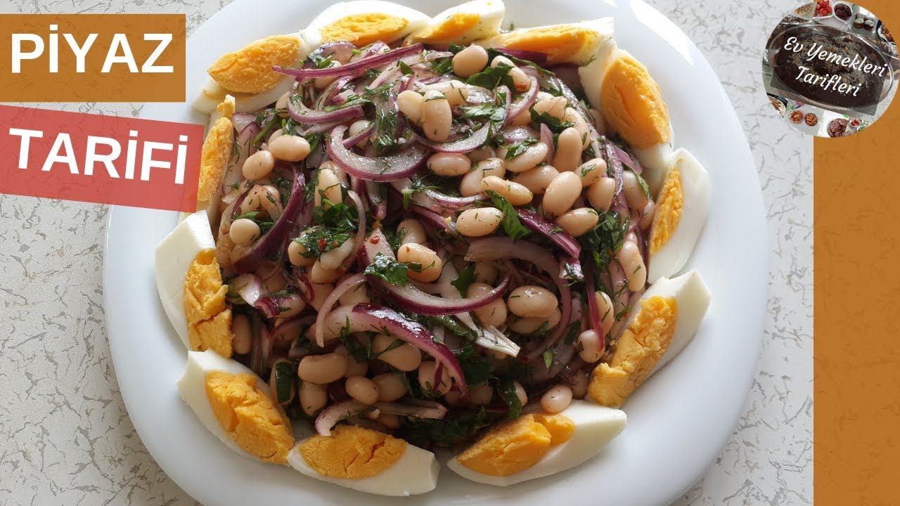 Piyaz Tarifi Ev Yemekleri Tarifleri YouTube