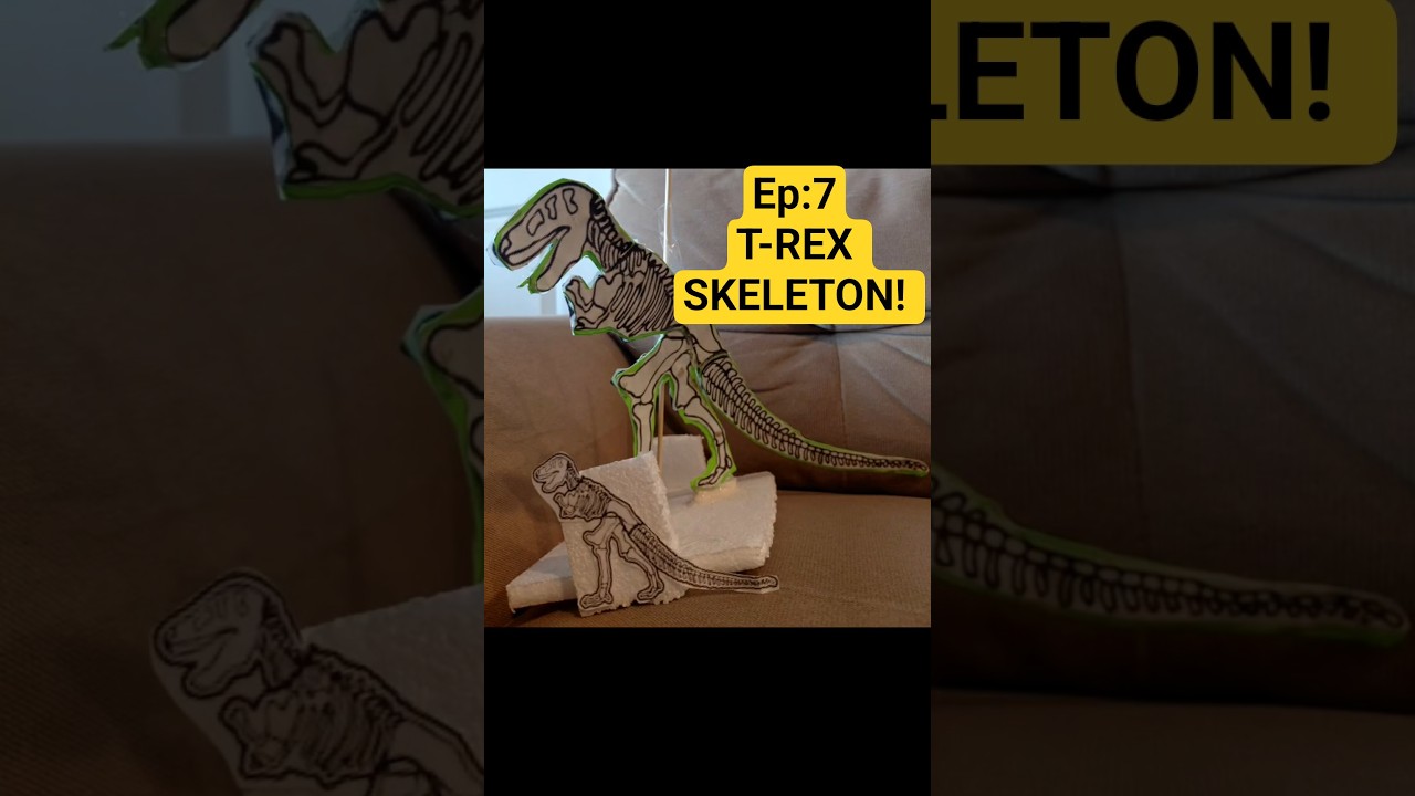 T-REX SKELETON! I Built My Own for Jurassic Park (EP 7 DIY)