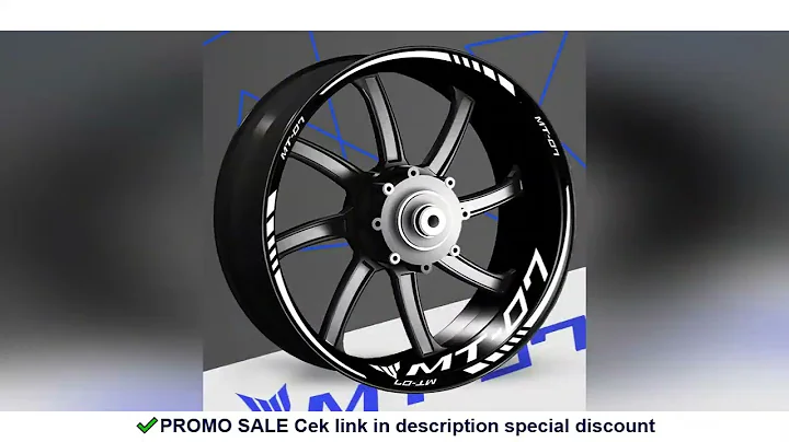 Reflective MT-07 Motorcycle Wheel Stickers Reflective Rim Decal Logo Stripe Tape Accessories For Mt0