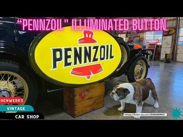 Pennzoil Motor Oil Illuminated Sign - Denwerks - Bring a Trailer