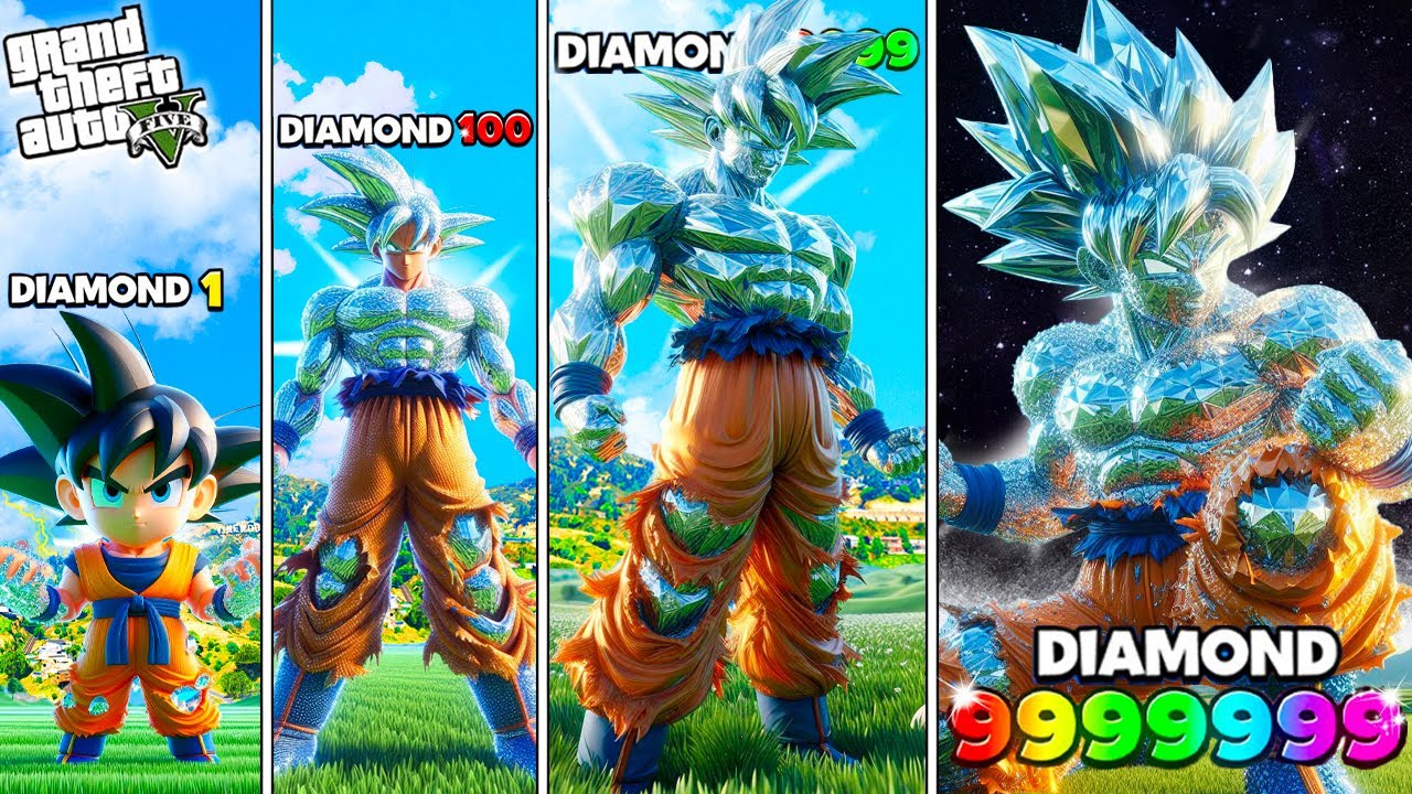 SHINCHAN Upgrading To DIAMOND GOKU In GTA 5