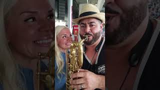 Me I Play Some Baritone Saxophone Solo to Stefani Montiel 🎷🎷🎷🎷😁🥰🥰👍👍👍👍